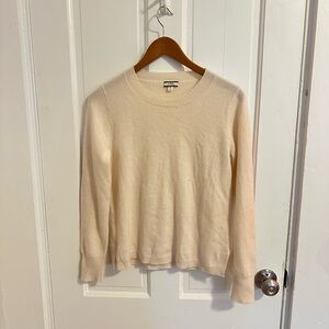 J. Crew Soft Cream Cashmere Sweater
